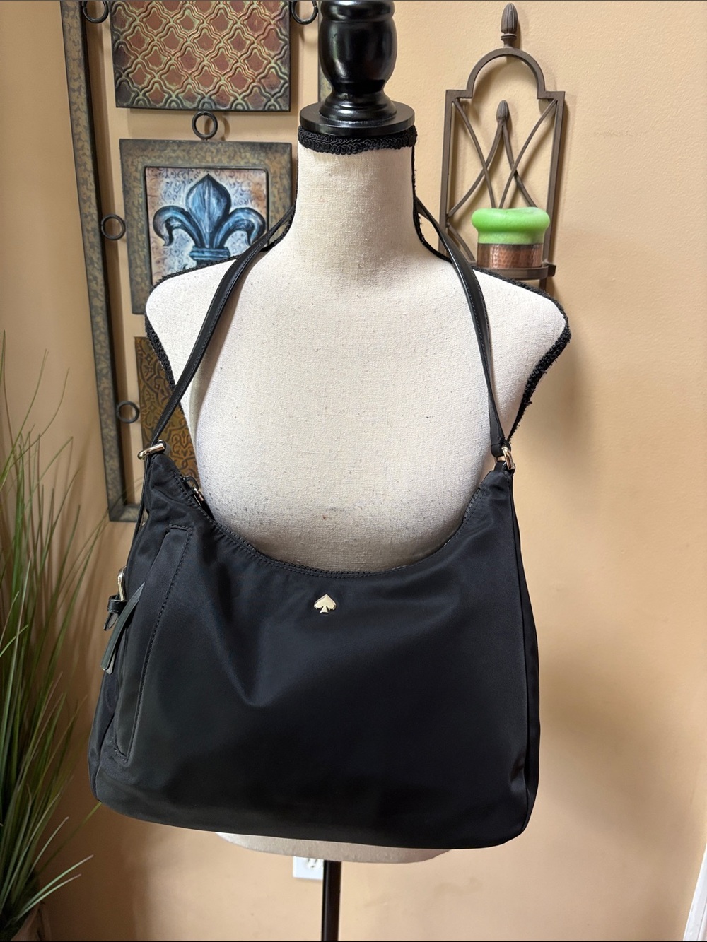 kate spade Black Jae Nylon Shoulder Bag